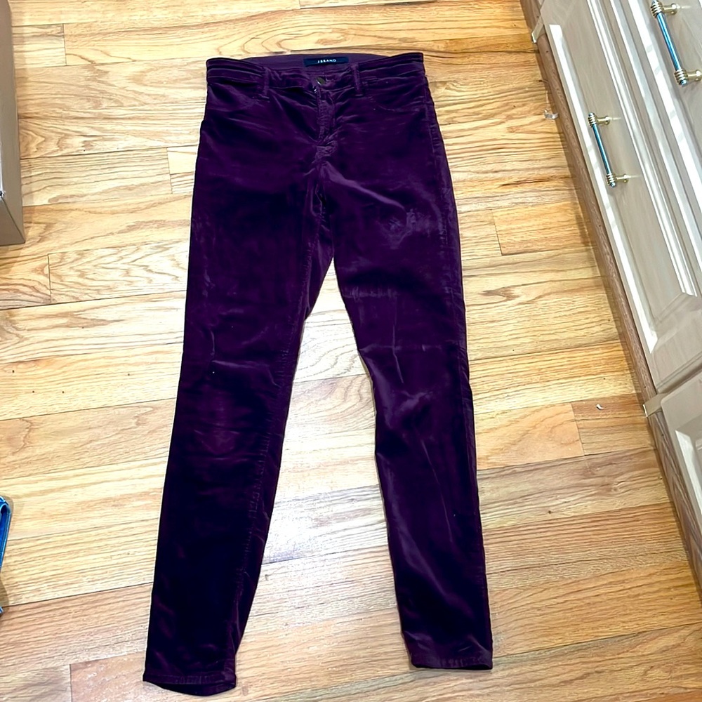 J brand velvet skinny Jean